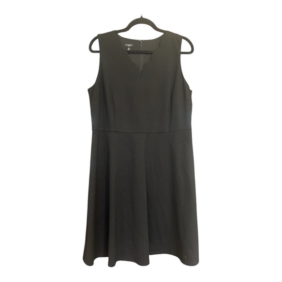 Talbots Dresses & Skirts - NWT New Talbots Black Scallop V-Neck Sheath Dress Sleeveless 14 Petite